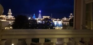 Disneyland Hotel Paris review - view from dining table