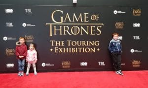 game of thrones exhibition sign