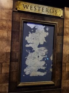 Game of thrones exhibition westeros sign