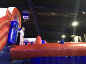 Ninja Warrior Wigan inflatable beam