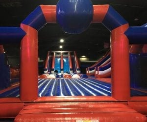 Ninja Warrior Wigan inflatable course